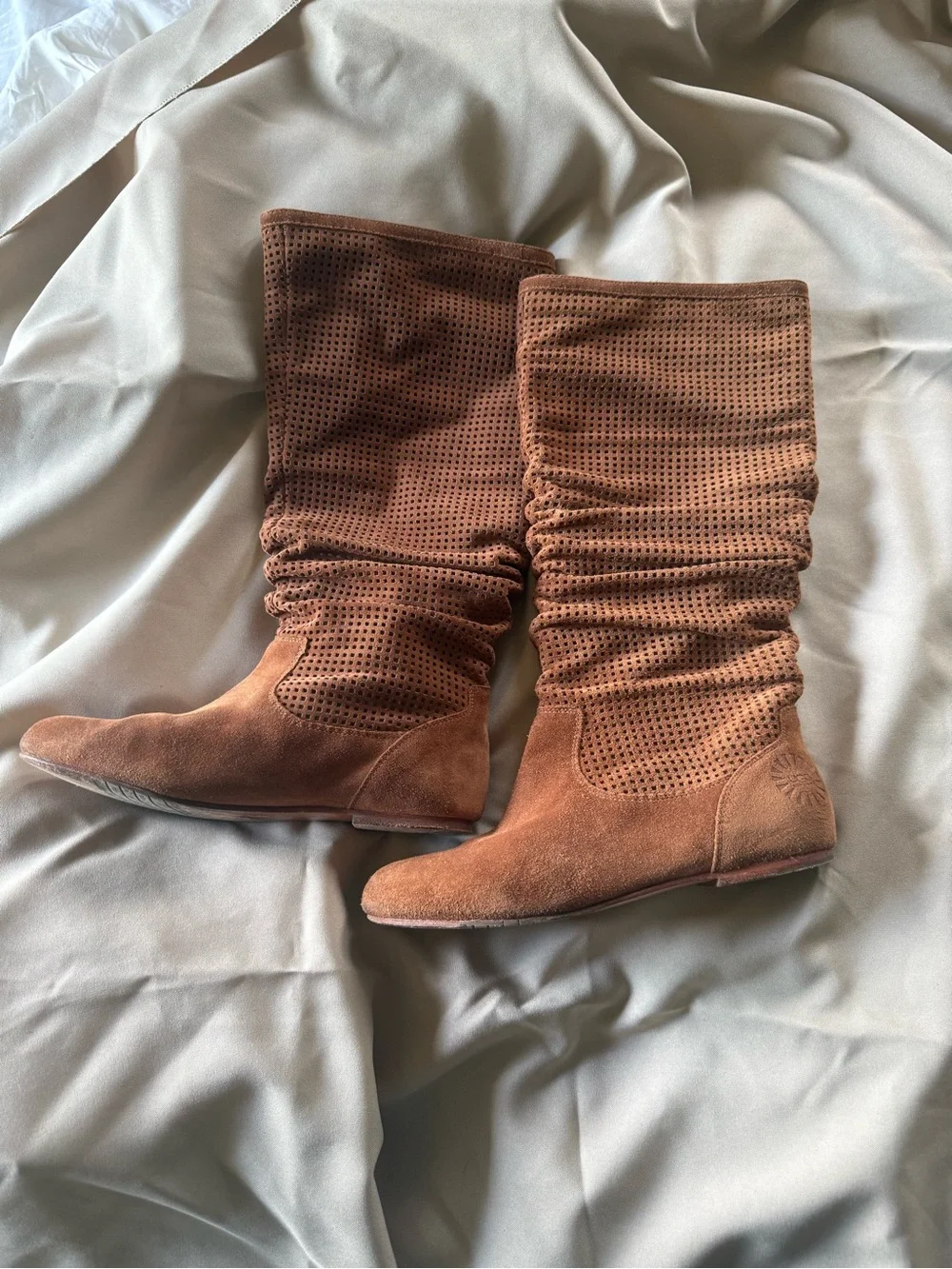 UGG perforated suede
